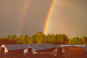 Rainbow captured over Patrick's ranch in the 1970's